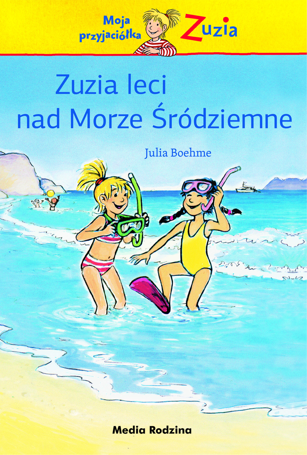 Image of Zuzia leci nad morze Śródziemne