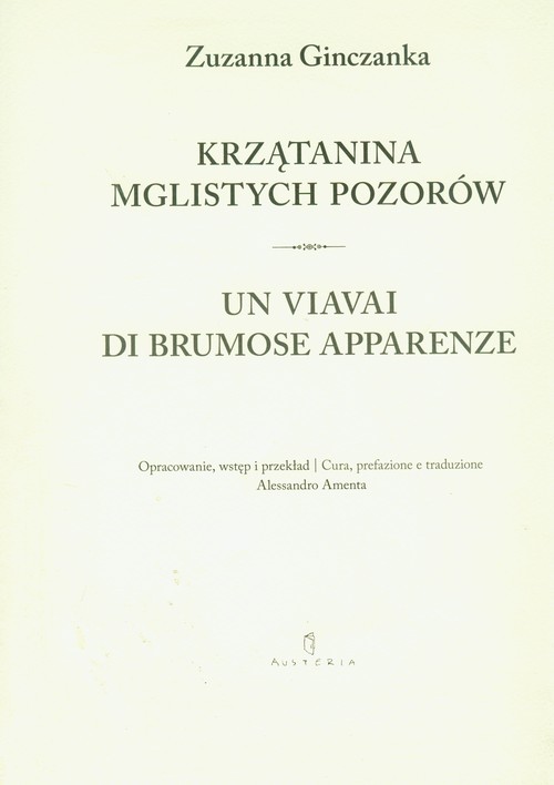 Image of Krzątanina mglistych pozorów