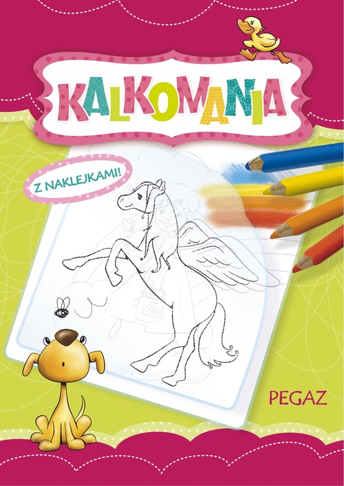 Image of Kalkomania z naklejkami Pegaz