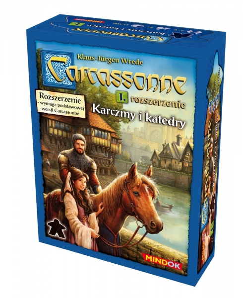 Image of Carcassonne - Karczmy i Katedry - rozszerzenie do gry planszowej