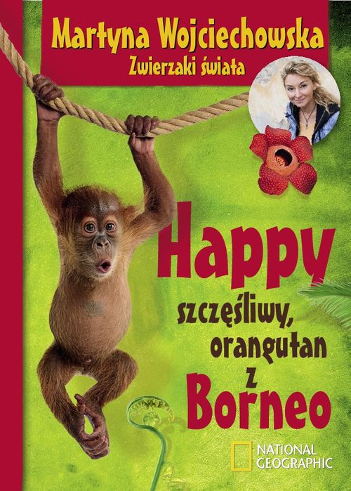 Image of Happy, szczęśliwy orangutan z Borneo