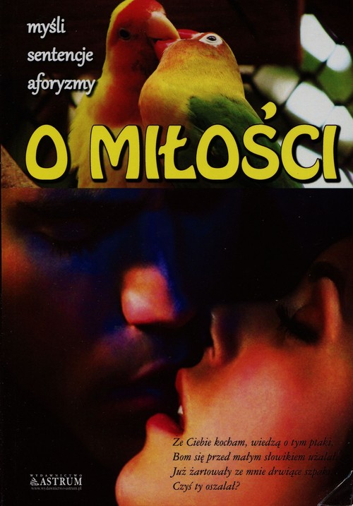 Image of O miłości myśli sentencje sentencje aforyzmy