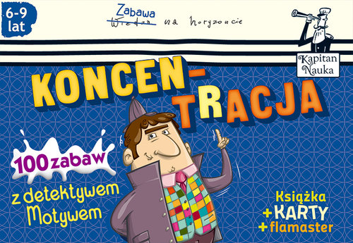 Image of Koncentracja 100 zabaw z detektywem Motywem (6-9 lat)