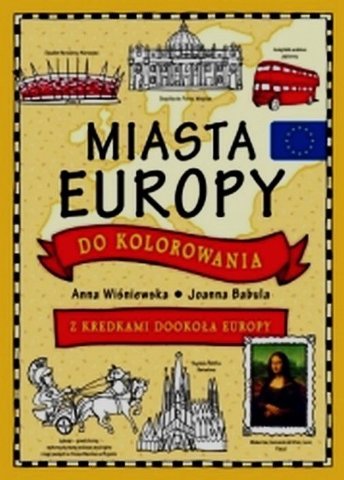 Image of Miasta Europy do kolorowania Z kredkami dookoła Europy