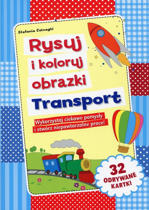 Image of Rysuj i koloruj obrazki Transport
