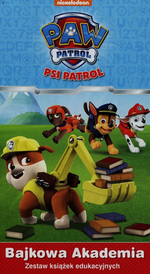 Image of Psi patrol Bajkowa Akademia Zestaw książek edukacyjnych