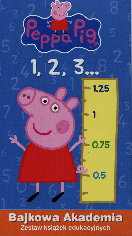 Image of Świnka Peppa Bajkowa Akademia Zestaw książek edukacyjnych
