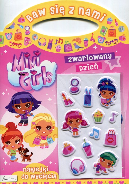 Image of Baw się z nami Mini Girls Zwariowany dzień Naklejki