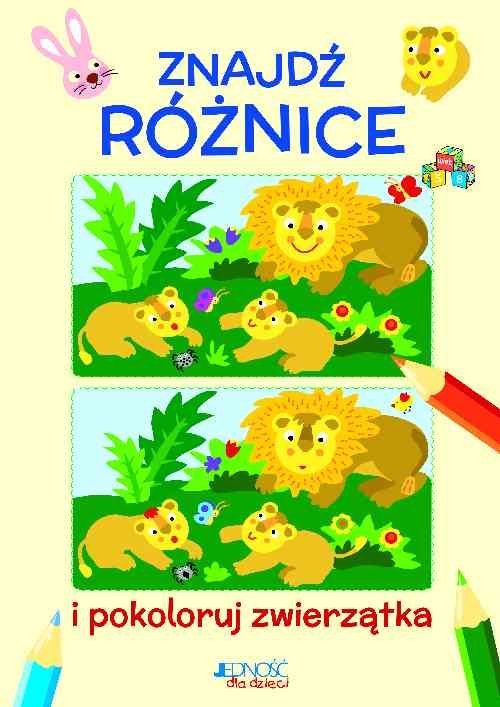 Image of Znajdź różnice i pokoloruj zwierzątka