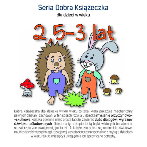 Image of Seria Dobra Książeczka dla dzieci w wieku 2,5-3 lat