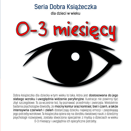 Image of Seria Dobra Książeczka dla dzieci w wieku 0-3 miesięcy