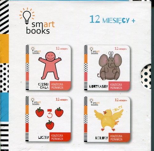 Image of Książeczka poznawcza Części ciała / Kontrasty / Liczby / Kolory Pakiet