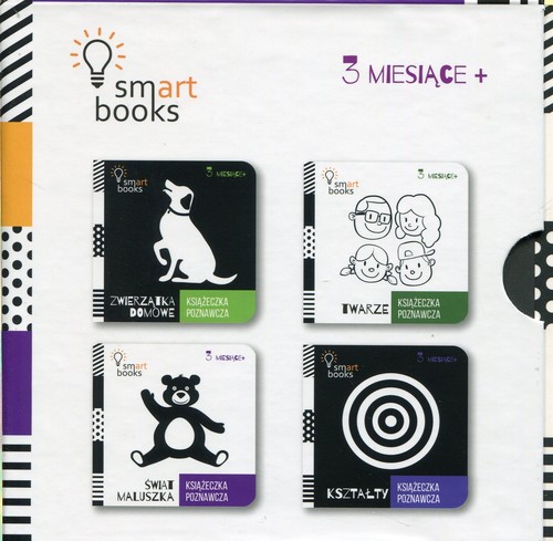 Image of Książeczka poznawcza Zwierzątka domowe / Twarze / Świat maluszka / Kształty Pakiet