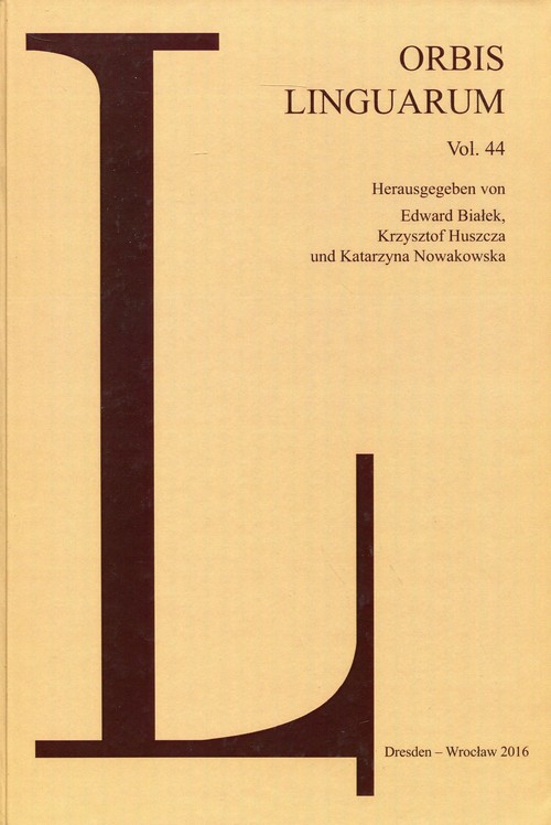 Image of Orbis Linguarum vol.44