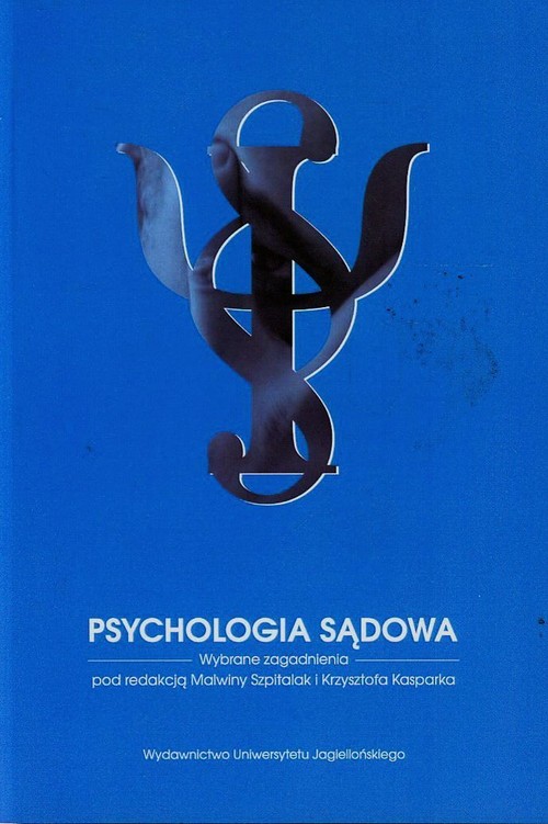 Image of Psychologia sądowa Wybrane zagadnienia