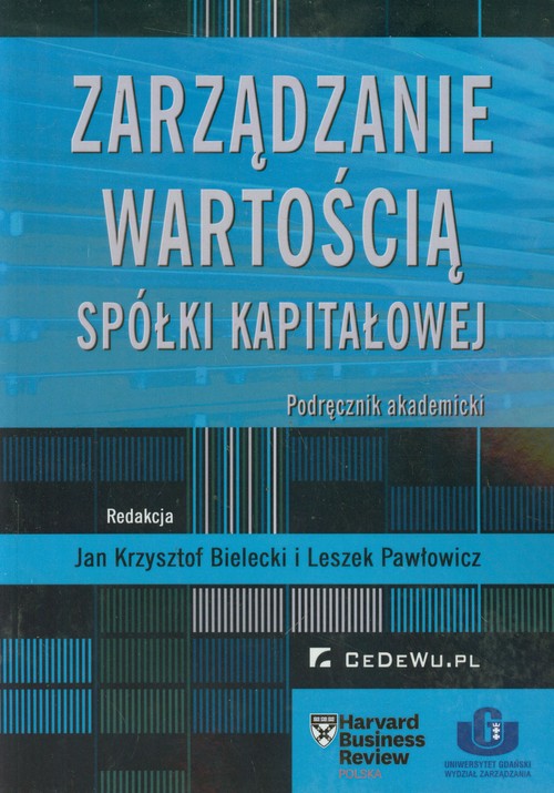Image of Zarządzanie wartością spółki kapitałowej Podręcznik akademicki