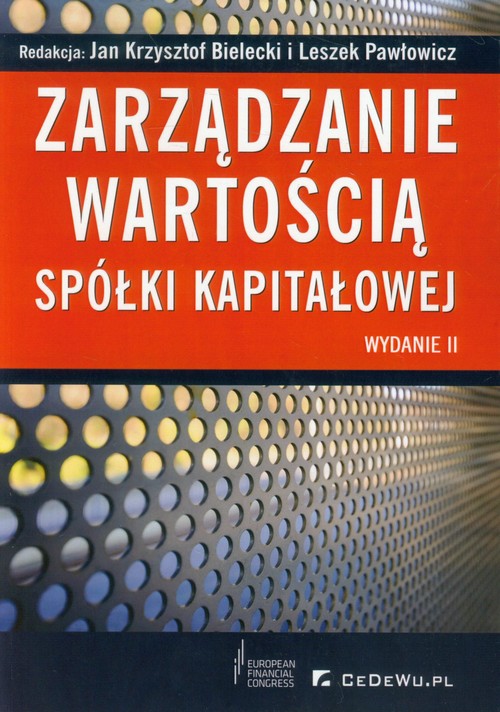 Image of Zarządzanie wartością spółki kapitałowej