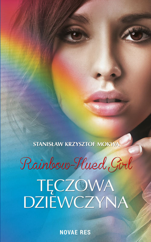 Image of Rainbow-Hued Girl Tęczowa Dziewczyna