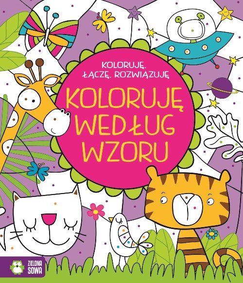 Image of Koloruję według wzoru Koloruję, łaczę, rozwiązuję