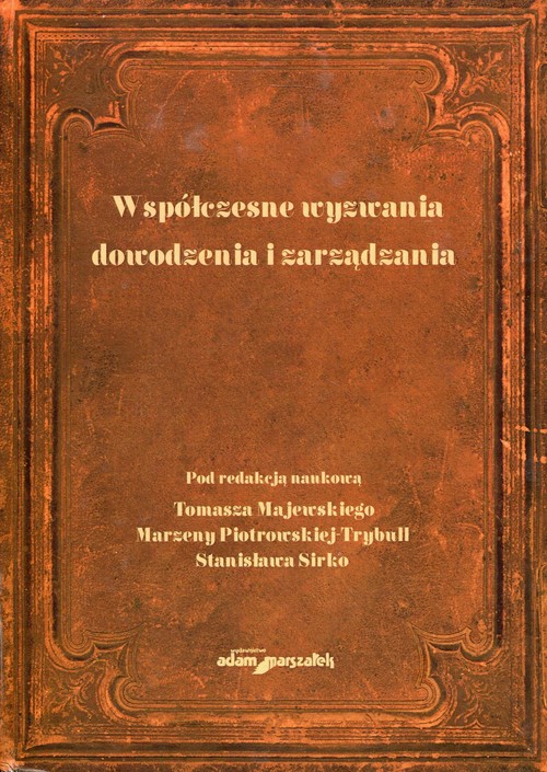 Image of Współczesne wyzwania dowodzenia i zarządzania