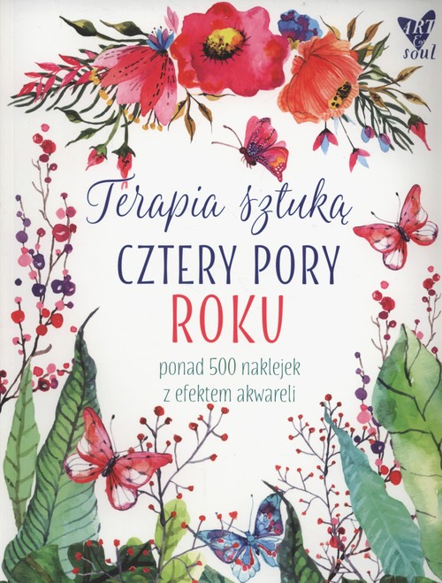 Image of Terapia sztuką Cztery pory roku ponad 500 naklejek z efektem akwareli