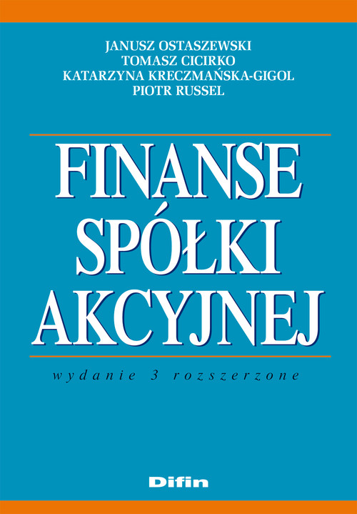 Image of Finanse spółki akcyjnej
