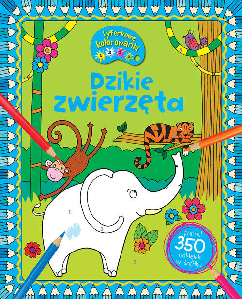 Image of Cyferkowe kolorowanki Dzikie zwierzęta