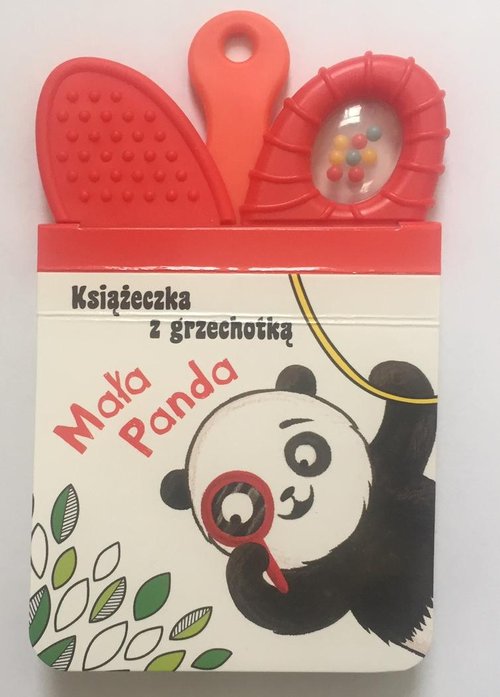 Image of Mała Panda Książeczka z grzechotką i gryzaczkiem
