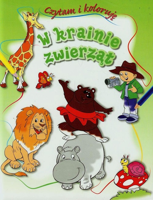 Image of W krainie zwierząt Czytam i koloruję