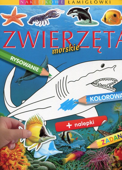 Image of Zwierzęta morskie Naklejkowe łamigłówki