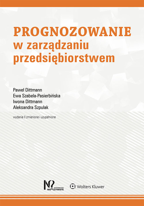 Image of Prognozowanie w zarządzaniu przedsiębiorstwem