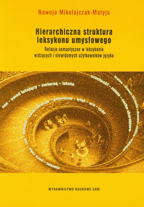 Image of Hierarchiczna struktura leksykonu umysłowego Relacje semantyczne w leksykonie widzących i niewidomych użytkowników języka