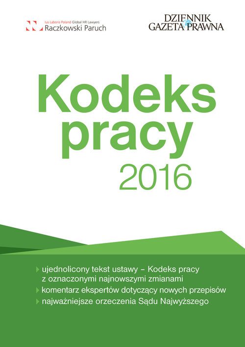 Image of Kodeks pracy 2016