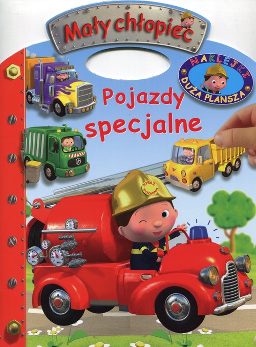 Image of Mały chłopiec Pojazdy specjalne Naklejki Duża plansza