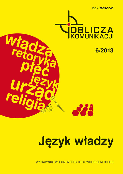 Image of Język władzy
