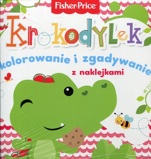 Image of Fisher Price Kolorowanka podłogowa Krokodylek kolorowanie i zgadywanie z naklejkami