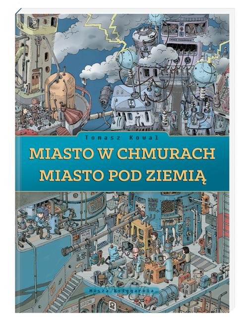 Image of Miasto w chmurach. Miasto pod ziemią