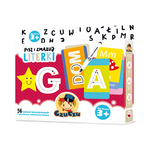 Image of CzuCzu Pisz i zmazuj Literki 3+