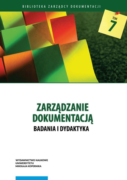 Image of Zarządzanie dokumentacją Badania i dydaktyka