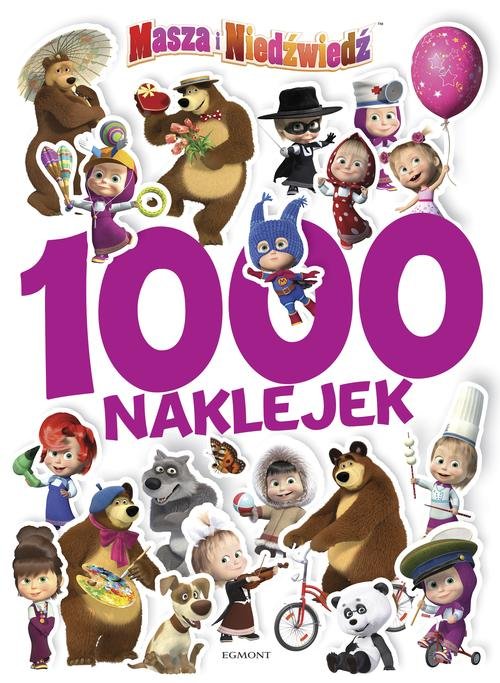 Image of Masza i Niedźwiedź 1000 naklejek 2