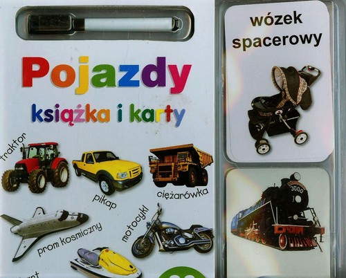Image of Pojazdy Książka i karty ścieralne