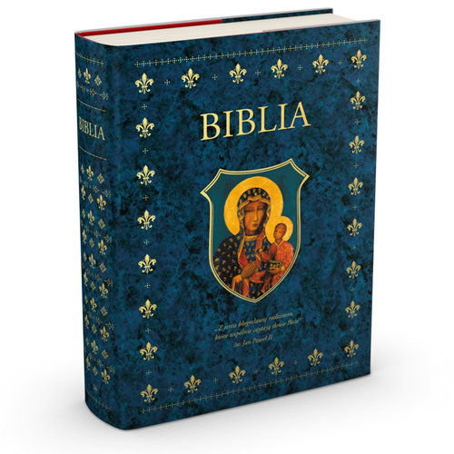 Image of Biblia domowa w obwolucie z MB Częstochowską