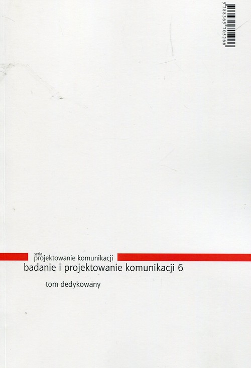 Image of Badanie i projektowanie komunikacji 6