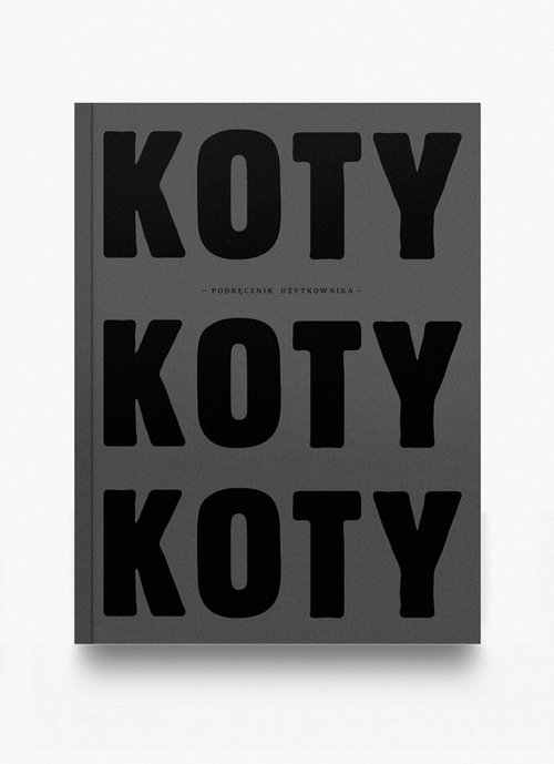 Image of Koty Podręcznik użytkownika czarny