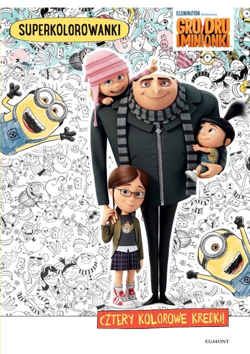 Image of Gru Dru i Minionki Superkolorowanki