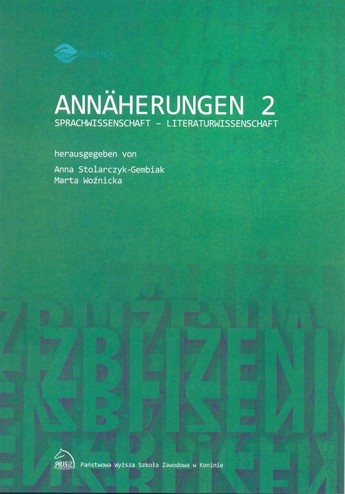 Image of Annäherungen 2 Sprachwissenschaft - Literaturwissenschaft
