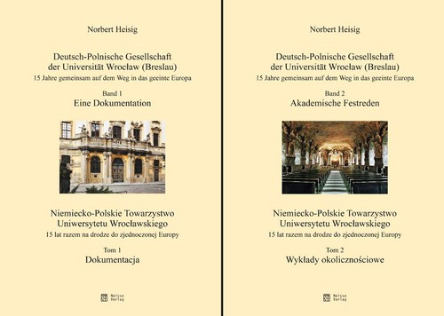 Image of Niemiecko-Polskie Towarzystwo Uniwersytetu Wrocławskiego Tom 1-2 Pakiet. 15 lat razem na drodze do zjednoczonej Europy