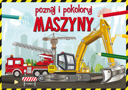 Image of Poznaj i pokoloruj maszyny