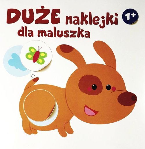 Image of Duże naklejki dla maluszka Piesek Wiek 1+