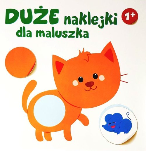 Image of Duże naklejki dla maluszka Kotek Wiek 1+